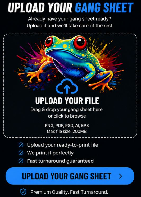 Upload Ready Gang Sheet